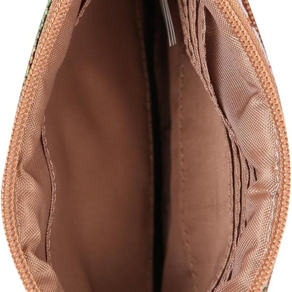 Ferns Water-Resistant Polyester Crossbody Wallet with Detachable Rope Strap - Picture 4 of 4